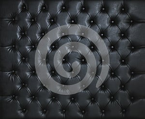 BLACK LEATHER PADDED STUDDED LUXURY BACKGROUND