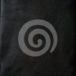 Black leather texture background,  Close-up of black leather texture background