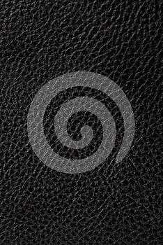Black leather texture background