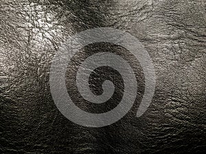 Black leather texture backgrounds, the black leather pattern, abstract backgrounds