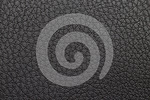 Black Leather Texture close up