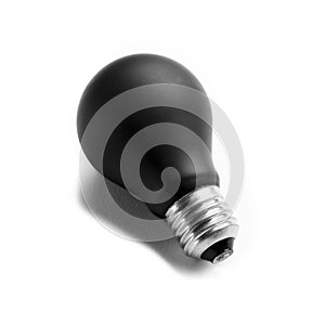 Black lightbulb