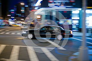 Black Limo at the crossroads