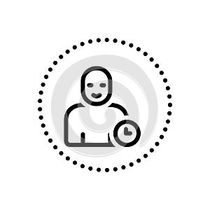 Black line icon for Dealt, shared and appropriated