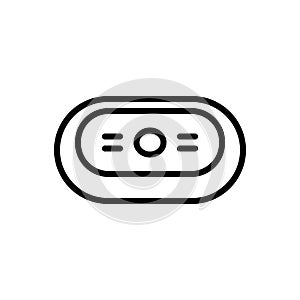 Black line icon for Soap, detergent and cosmetics