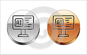 Black line Software, web developer programming code icon isolated on white background. Javascript computer script random