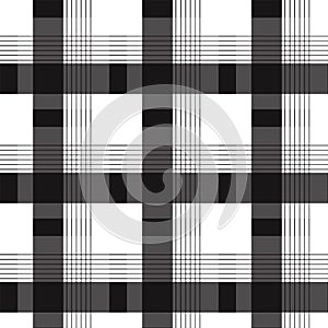 Black and line striped weave with black rectangle inside pattern