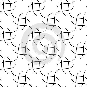 black lines on white. minimalistic vector seamless pattern. perfect design for interior decoration, textile print