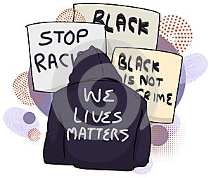 Black Lives Matter, BLM, No Racism, Statement.