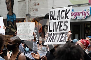 Black Lives Matter/Not Another Black Life Protest in Toronto, Ontario