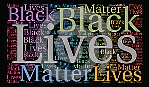 Black Lives Matter Word Cloud