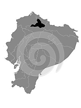 Location Map of Imbabura Province photo