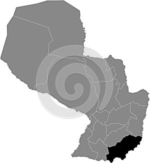 Location Map of ItapÃÂºa Department photo