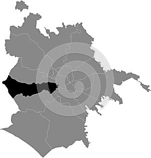 Location map of Municipio XII Ã¢â¬â Monte Verde municipality photo