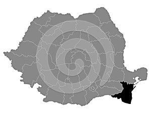 Location Map of County ConstanÃâºa
