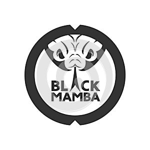 Black mamba illustration