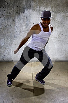 Black Man Performing Hip Hop Dance Choreography