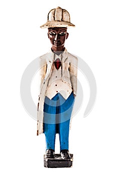 Black man statuette