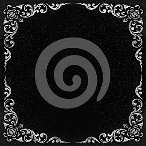 Black marble,The pattern on the marble walls.