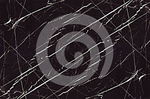 Black marble, patterned background texture.