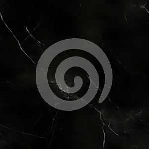 Black marble texture with fine white veins for elegant interior design