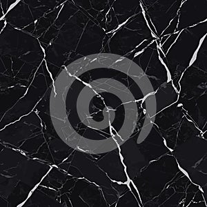 Black marble texture seamless pattern