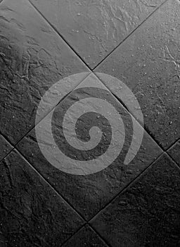 Black marble wall background