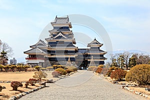 The black matsumoto castle