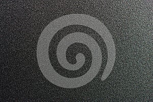 Black matte rough metal surface