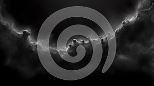 Dark Abstract Dust Cloud Background