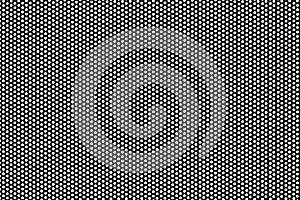 Black mesh geometric seamless pattern isolated on white background