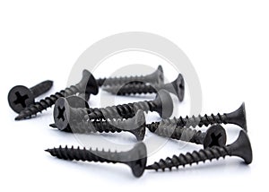 Black metal screws