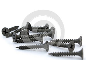 Black metal screws