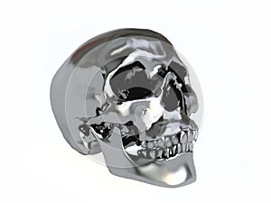 Black Metallic Skull