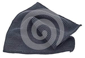 Black microfiber cleaning cloth