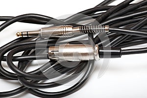 Black microphonic cable