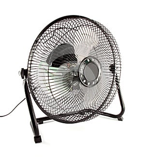 The black mini fan