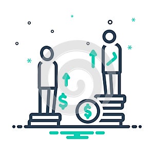 Mix icon for Disparity, difference and odds