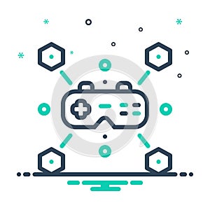 Mix icon for Gamify, activity and device