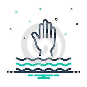 Mix icon for Overwhelm, swamp and submerge photo