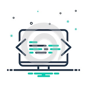 Mix icon for Programming, coding and software