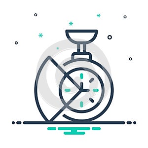 Mix icon for Time Saving, reminder and clock photo