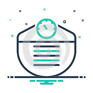 Mix icon for Weight, heft and meterage