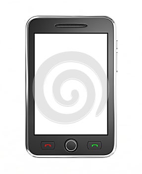 Black mobile smart phone