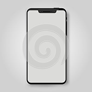 Black mobile smart phone mock up. Game design, smartphone mobile application presentation or portfolio mockups.