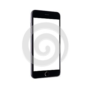 Black modern smartphone mockup