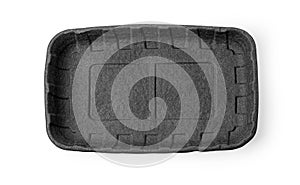 Black Molded recycled paper pulp protective packaging