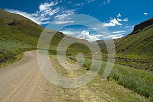 Black Mountain pass Lesotho