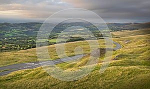 Mountain Road in South Wales