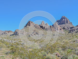 Black Mountain Range near Oatman Arizona USA